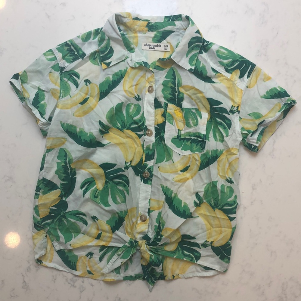 Abercrombie girls tropical shirt